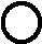 Circle as symbol for dry cleaning